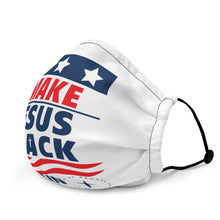 Load image into Gallery viewer, All-Over Print Premium Face Mask | Stars Top Blue