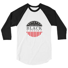 Load image into Gallery viewer, Unisex 3/4 Sleeve Raglan Shirt | Dark Flag