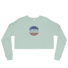 Load image into Gallery viewer, Women's Cropped Sweatshirt | Blue Flag