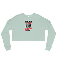 Load image into Gallery viewer, Women's Cropped Sweatshirt | Stars Top Dark