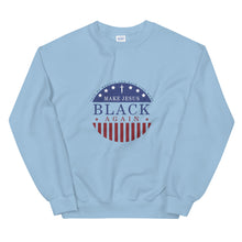 Load image into Gallery viewer, Unisex Crew Neck Sweatshirt | Blue Flag
