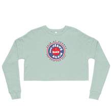 Load image into Gallery viewer, Women&#39;s Cropped Sweatshirt | Circle Blue
