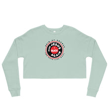 Load image into Gallery viewer, Women&#39;s Cropped Sweatshirt | Circle Dark
