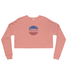 Load image into Gallery viewer, Women&#39;s Cropped Sweatshirt | Blue Flag
